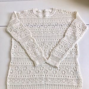 Beautiful Cream Detailed Sweater